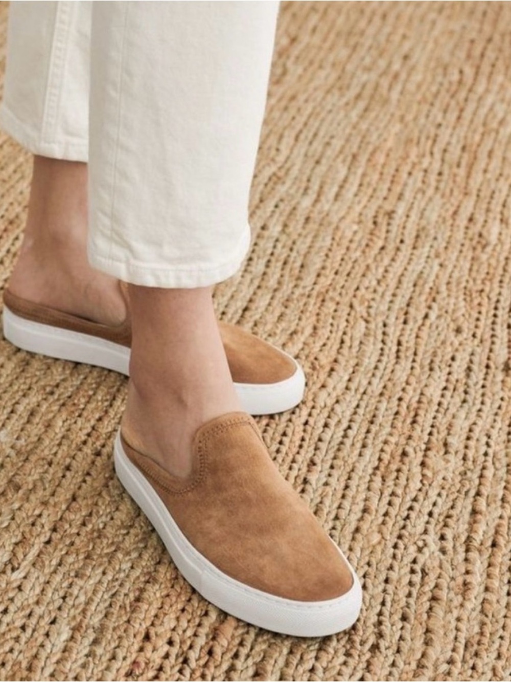 Jenni Kayne suede slider sneakers, size 37